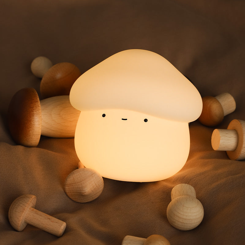MeWaii® Pilz LED Squishy Tap Tap Nachtlicht Lampe