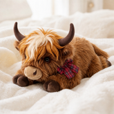 MeWaii® Scotland Highland Cow Weighted Stuffed with Microwavable Heating Pad Animal