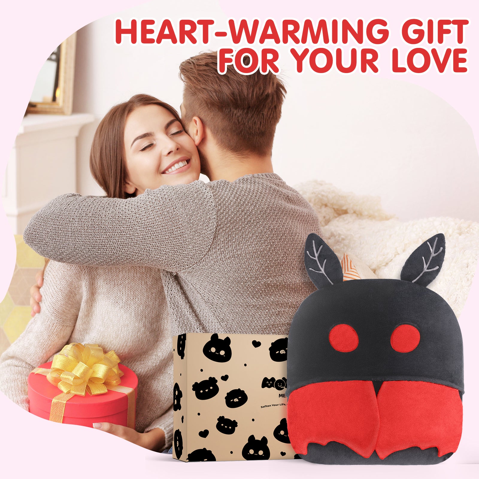 MeWaii® Mothman Wearable Blanket Hoodie Ultra Soft Oversized Cozy Blanket for Cozy Cuddles & Relaxing Moments