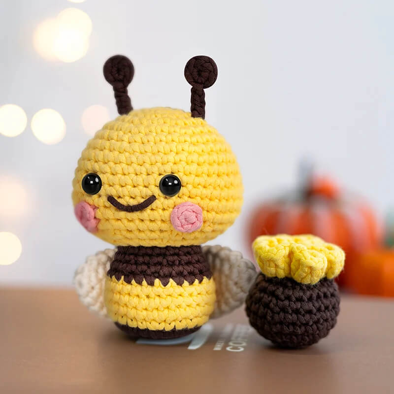 MeWaii® Crochet Original Designed Amigurumi Kits For Beginners with Easy Peasy Yarn
