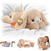 MeWaii® Bunny Weighted Stuffed Animal with Microwavable Heating Pad