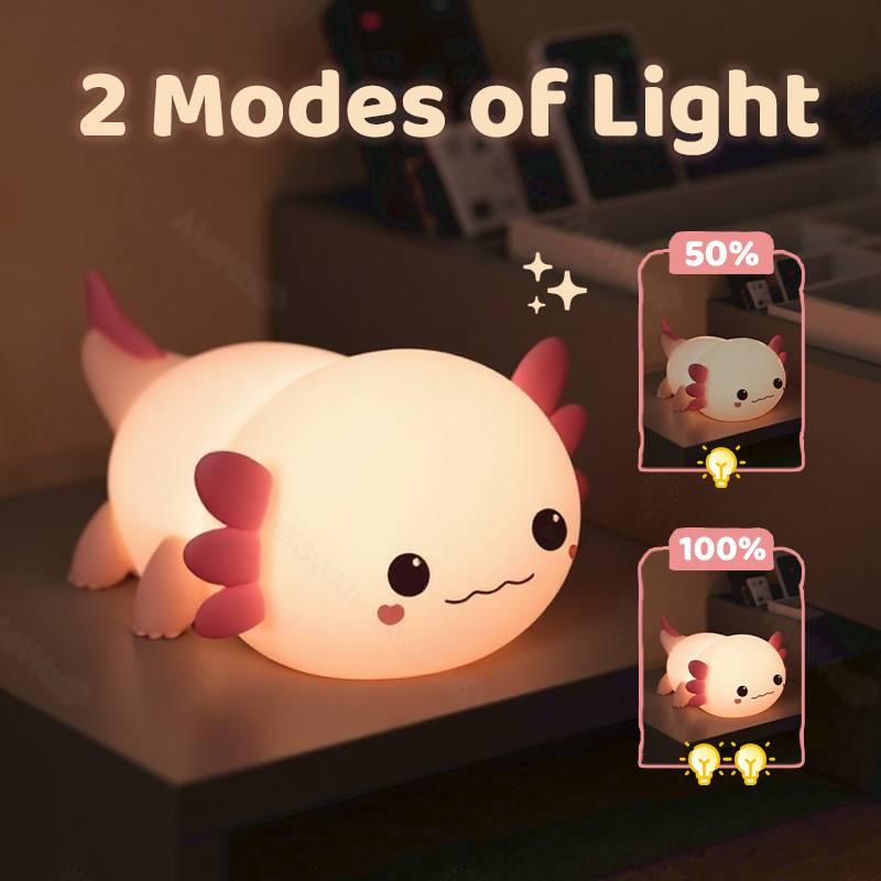 MeWaii® Axolotl Cute Squishy Night Light - Perfect Gift 🎁
