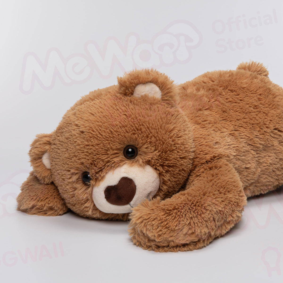 Mewaii® Brown Bear Weighted Stuffed Animal with Microwavable Heating Pad