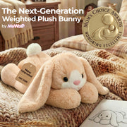 MeWaii® Bunny Weighted Stuffed Animal with Microwavable Heating Pad