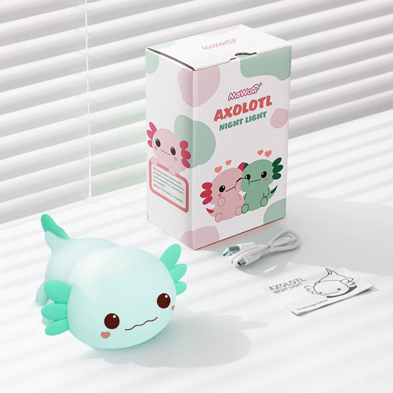 MeWaii® Axolotl Süßes Squishy-Nachtlicht – Perfektes Geschenk 🎁