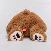 Mewaii® Brown Bear Weighted Stuffed Animal with Microwavable Heating Pad