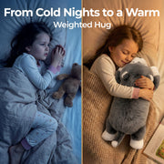 MeWaii® Alaskan Malamute Weighted Stuffed Animal with Microwavable Heating Pad