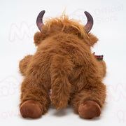 MeWaii® Scotland Highland Cow Weighted Stuffed with Microwavable Heating Pad Animal
