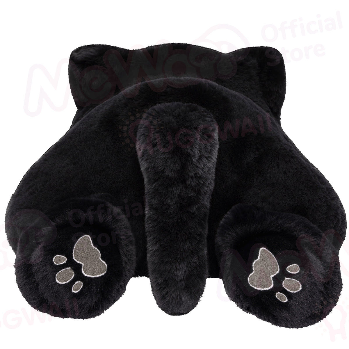 MeWaii® Black Cat Weighted Stuffed Animal with Microwavable Heating Pad