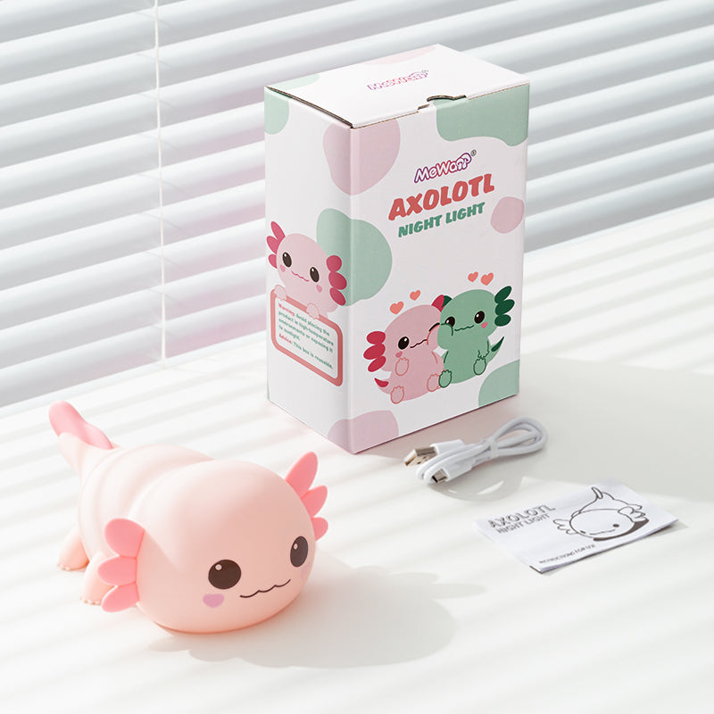 Mewaii® White Noise Axolotl Squish Night Light - Perfect Gift