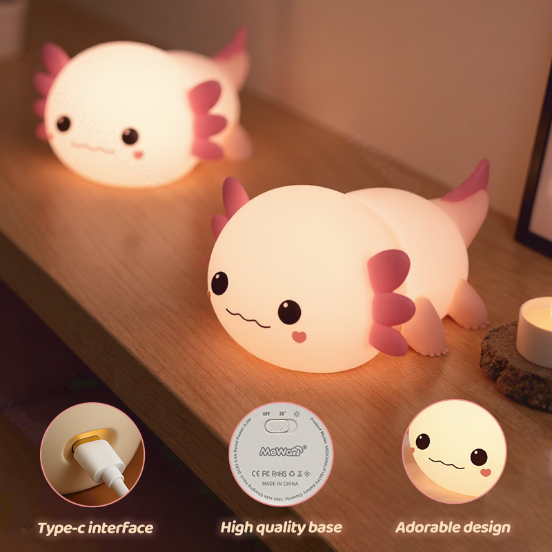 MeWaii® Axolotl Cute Squishy Night Light - Perfect Gift 🎁