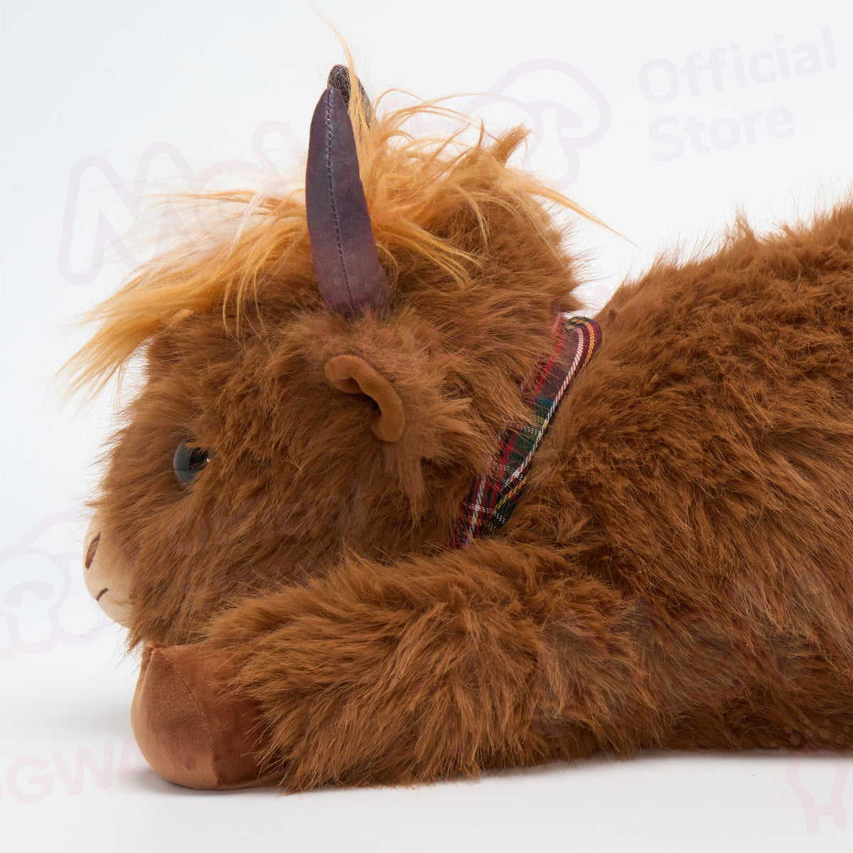 MeWaii® Scotland Highland Cow Weighted Stuffed with Microwavable Heating Pad Animal