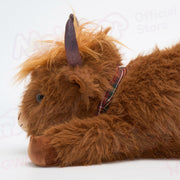 MeWaii® Scotland Highland Cow Weighted Stuffed with Microwavable Heating Pad Animal