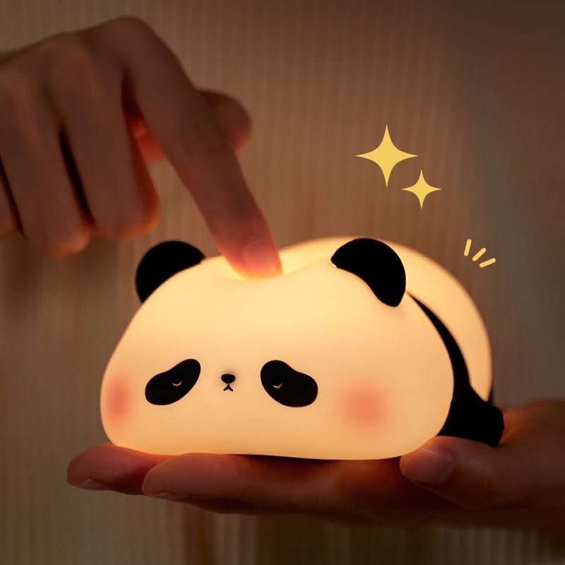 MeWaii® Cute Panda Night Light LED Squishy Tap Lamp Best Gift for Baby and Girl