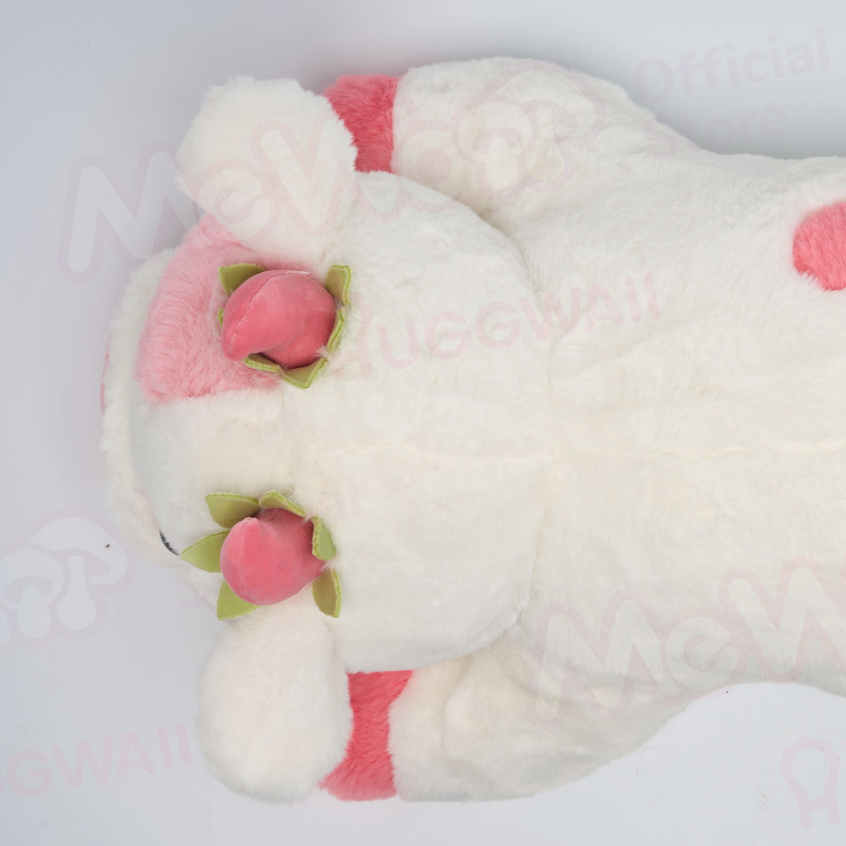 MeWaii® Strawberry Cow Weighted Stuffed Animal with Microwavable Heating Pad