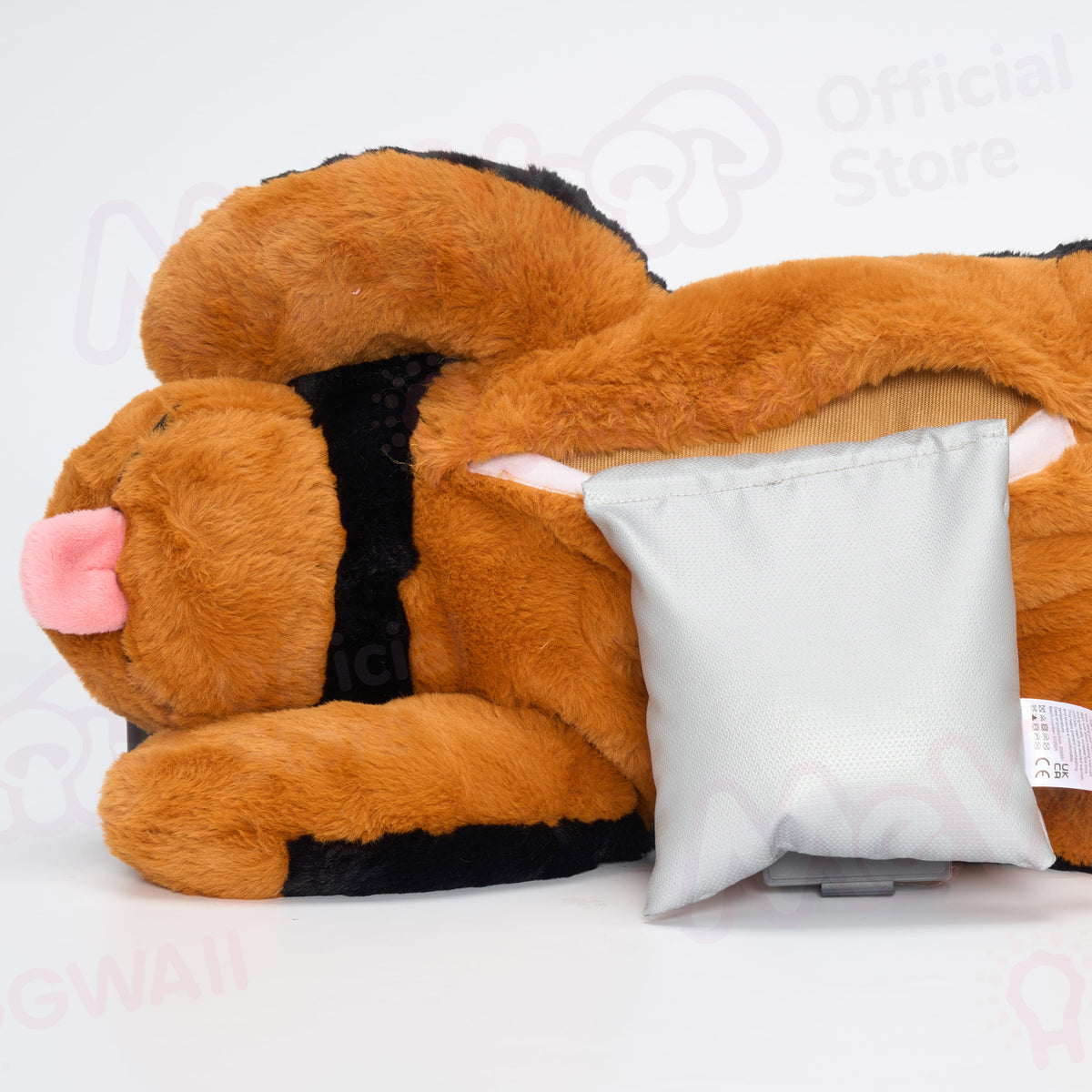 MeWaii® Dachshund Wiener Dog Weighted Stuffed Animal with Microwavable Heating Pad