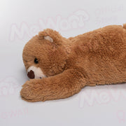 Mewaii® Brown Bear Weighted Stuffed Animal with Microwavable Heating Pad