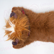 MeWaii® Scotland Highland Cow Weighted Stuffed with Microwavable Heating Pad Animal