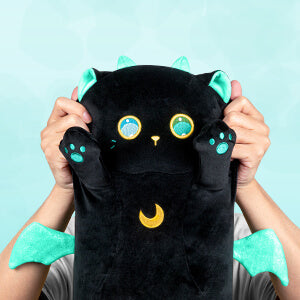 MeWaii® Original Design Magic Cat Big Eyed Stuffed Animal Kawaii Plush Pillow Squishy Toy