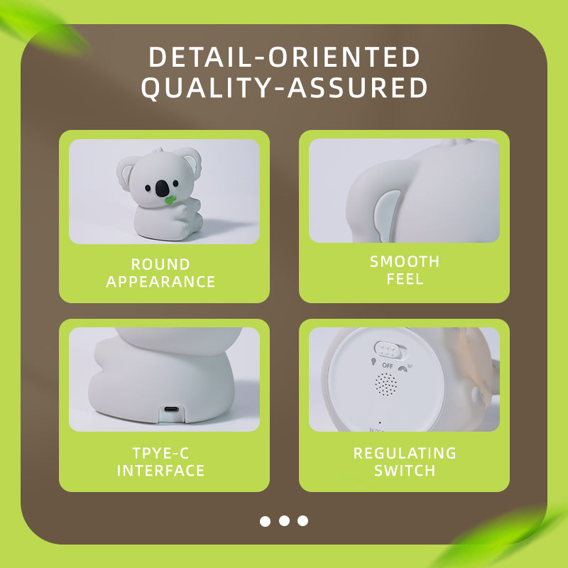 MeWaii® Squishy Silicone Koala LED Night Light - Perfect Gift for Kids and Girls