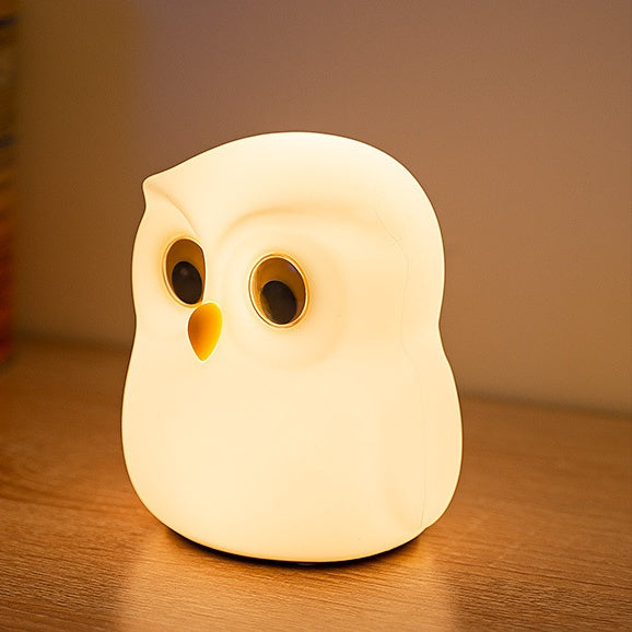 MeWaii® Squishy Silicone Little Owl LED Night Light - Perfect Gift for Kids and Girls