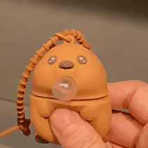 MeWaii® Otter Bubble Blowing Baby Squishy Silicone Night Light Soft Glow Adorable Funny Perfect for Gift