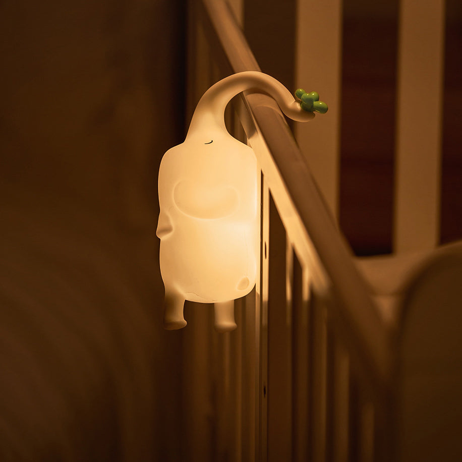 MeWaii® Squishy Silikon Fliegender Elefant LED Nachtlicht – Perfektes Geschenk für Kinder und Mädchen