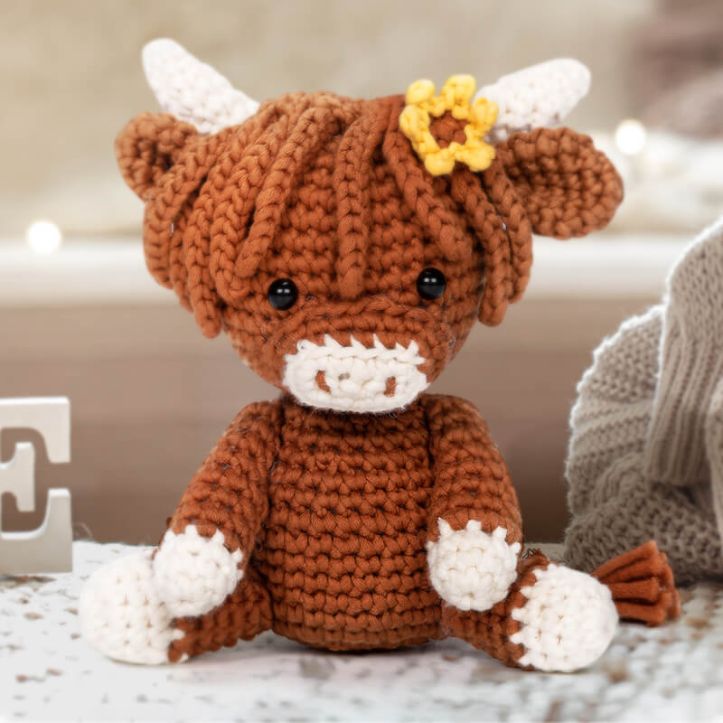 MeWaii® Crochet Original Designed Animal Crochet Kit for Beginners with Easy Peasy Yarn