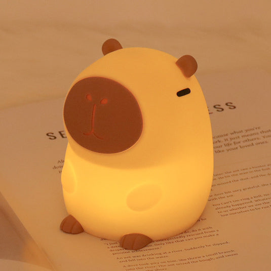 Adorable Capybara Squishy Night LED Lamp Best Gift