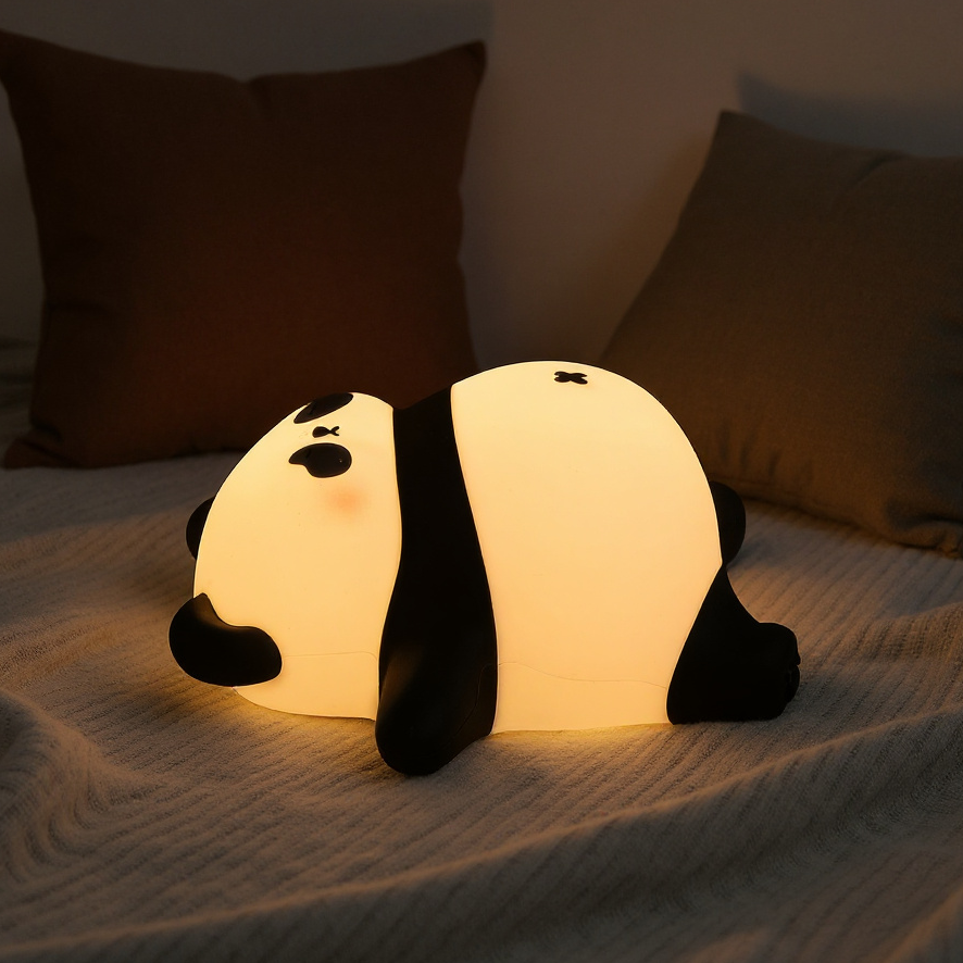 Schlafendes Capybara, atmendes, matschiges Silikon, Begleiter mit Sound, LED-Nachtlicht, perfektes Geschenk