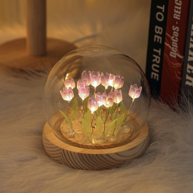 🌷Veilleuse LED Tulipe Belle Cadeau pour Bébé et Fille