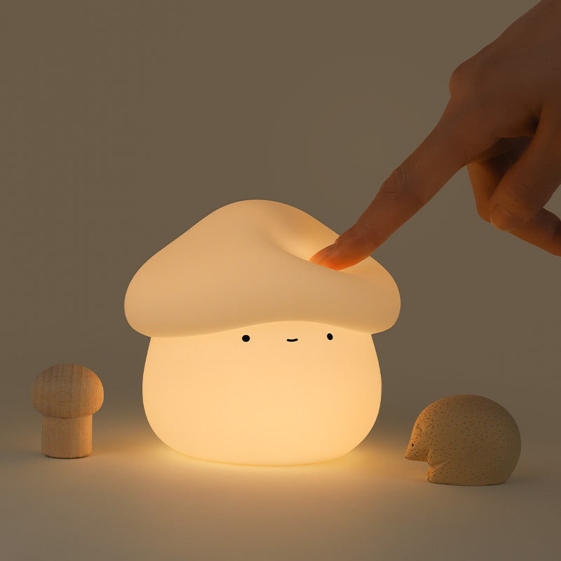 MeWaii® Mushroom LED Squishy Tap Tap Night Light Lamp