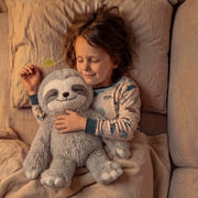 MeWaii® 4lbs Sitting Sloth Weighted Stuffed Animal Built-In Heating - Cozy Gift for Kids & Adults