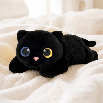 MeWaii® Schwarze Katze Gewogenes Stofftier