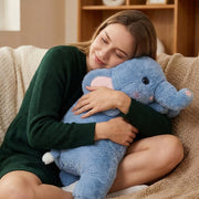 MeWaii®  Elephant Weighted Stuffed Animal with Microwavable Heating Pad